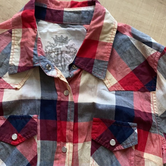 Plaid Western Top - Picture 3 of 3